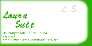 laura sult business card